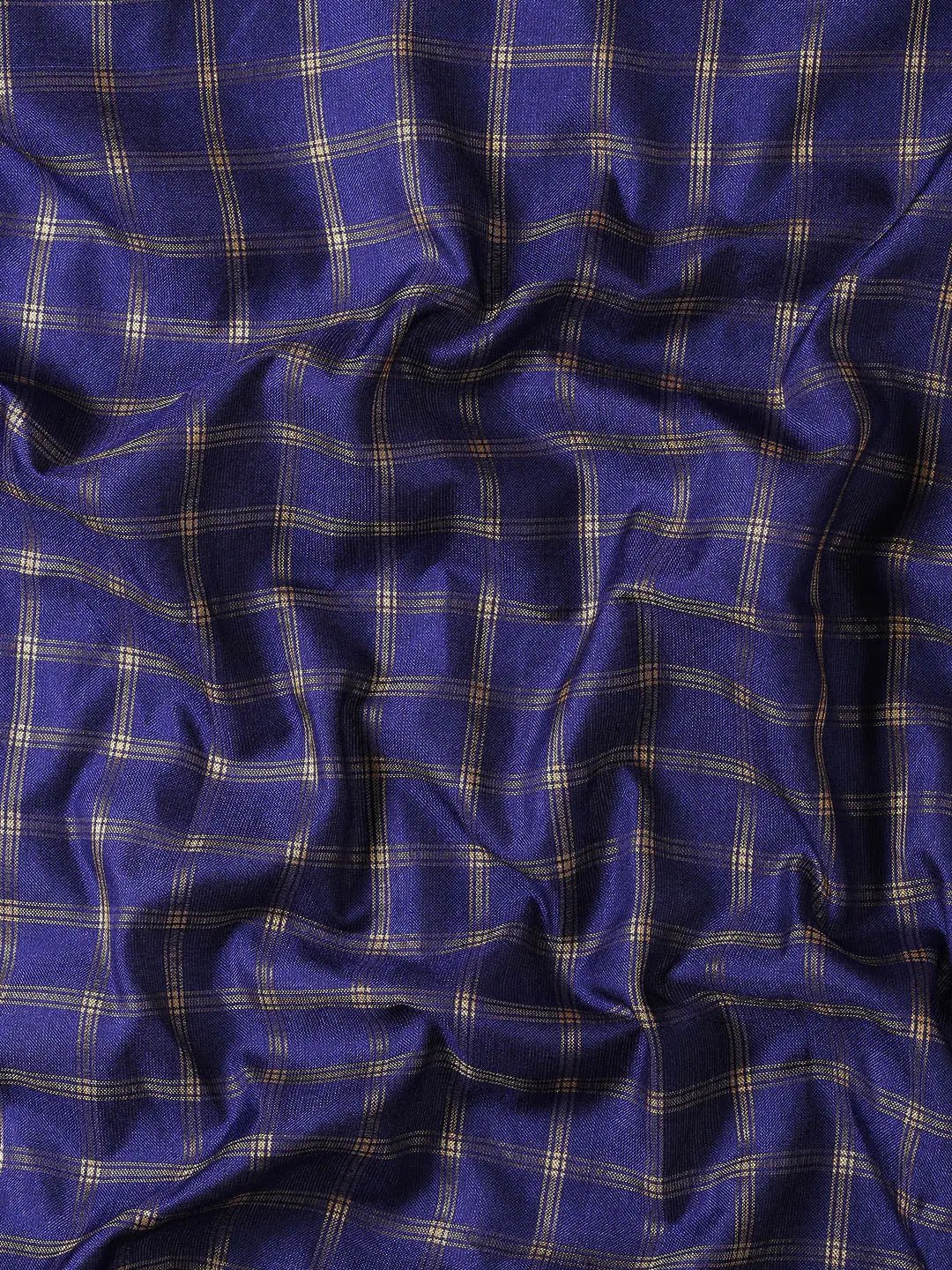 Small Chex Uppada Cotton Silk Saree