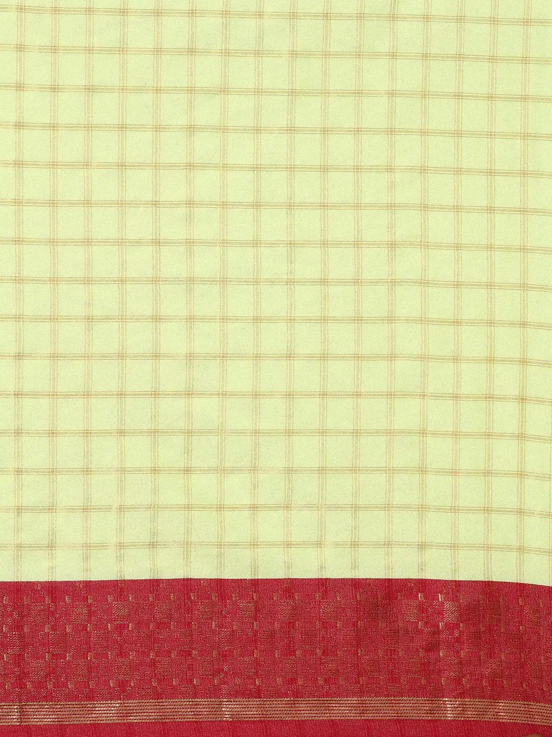 Small Chex Uppada Cotton Silk Saree