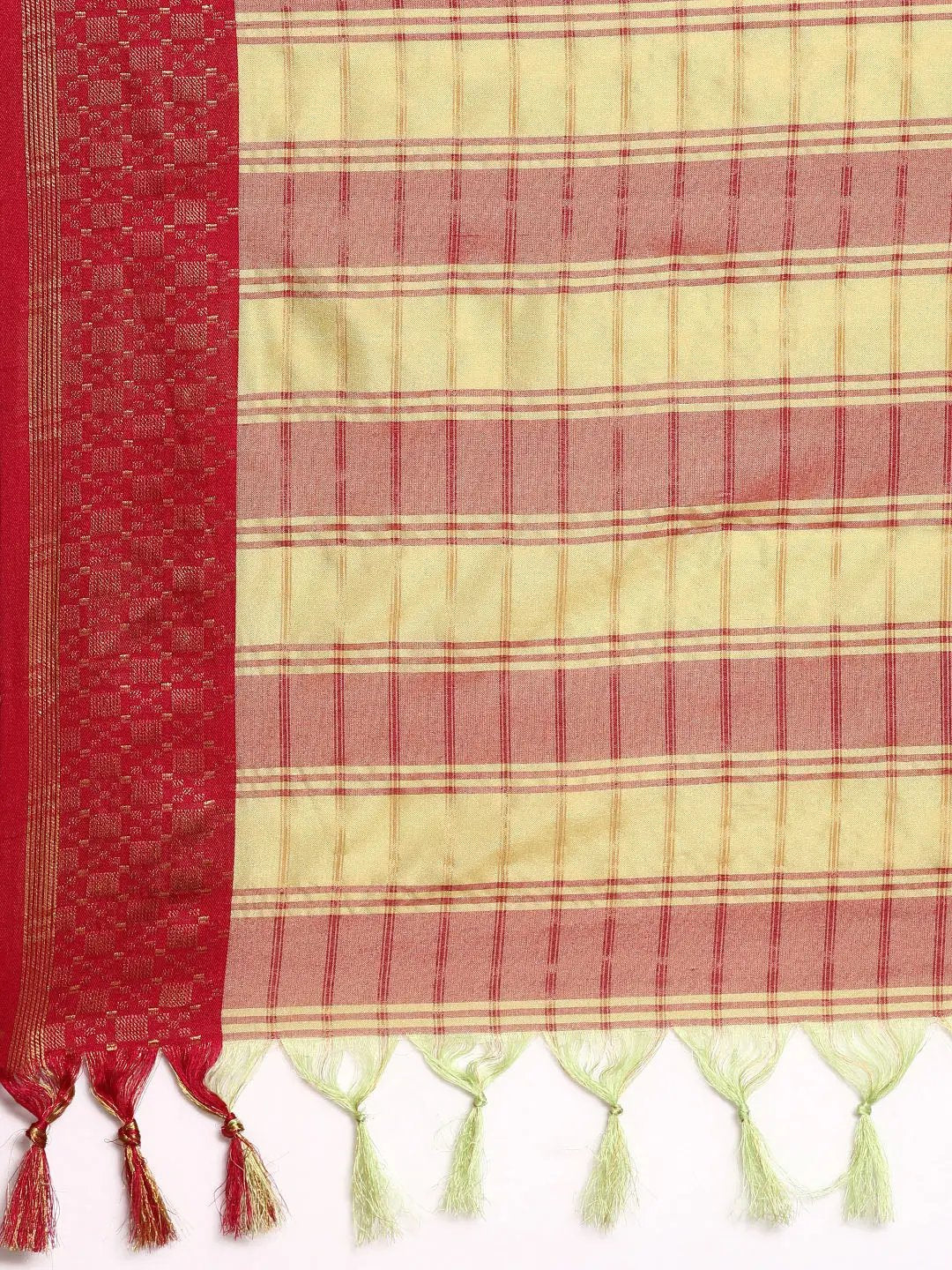 Small Chex Uppada Cotton Silk Saree