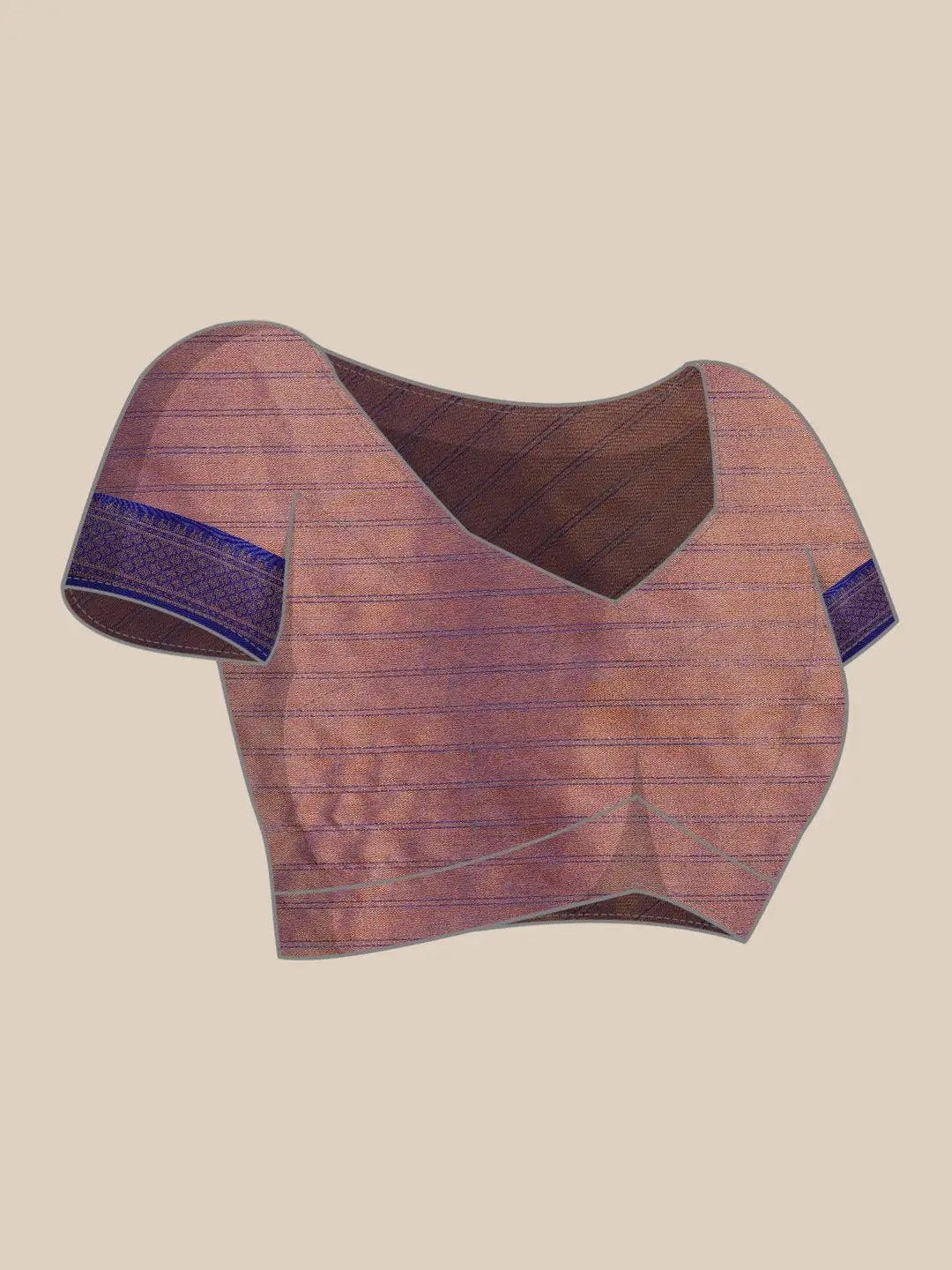Uppada Cotton Silk Saree With Self Butti