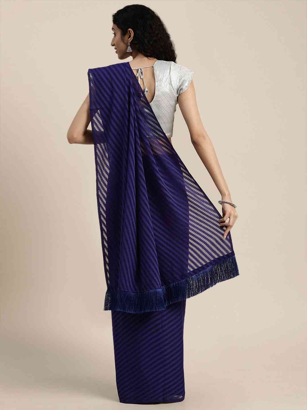 Pure Soft Georgette Geometric Print Party Wear Saree