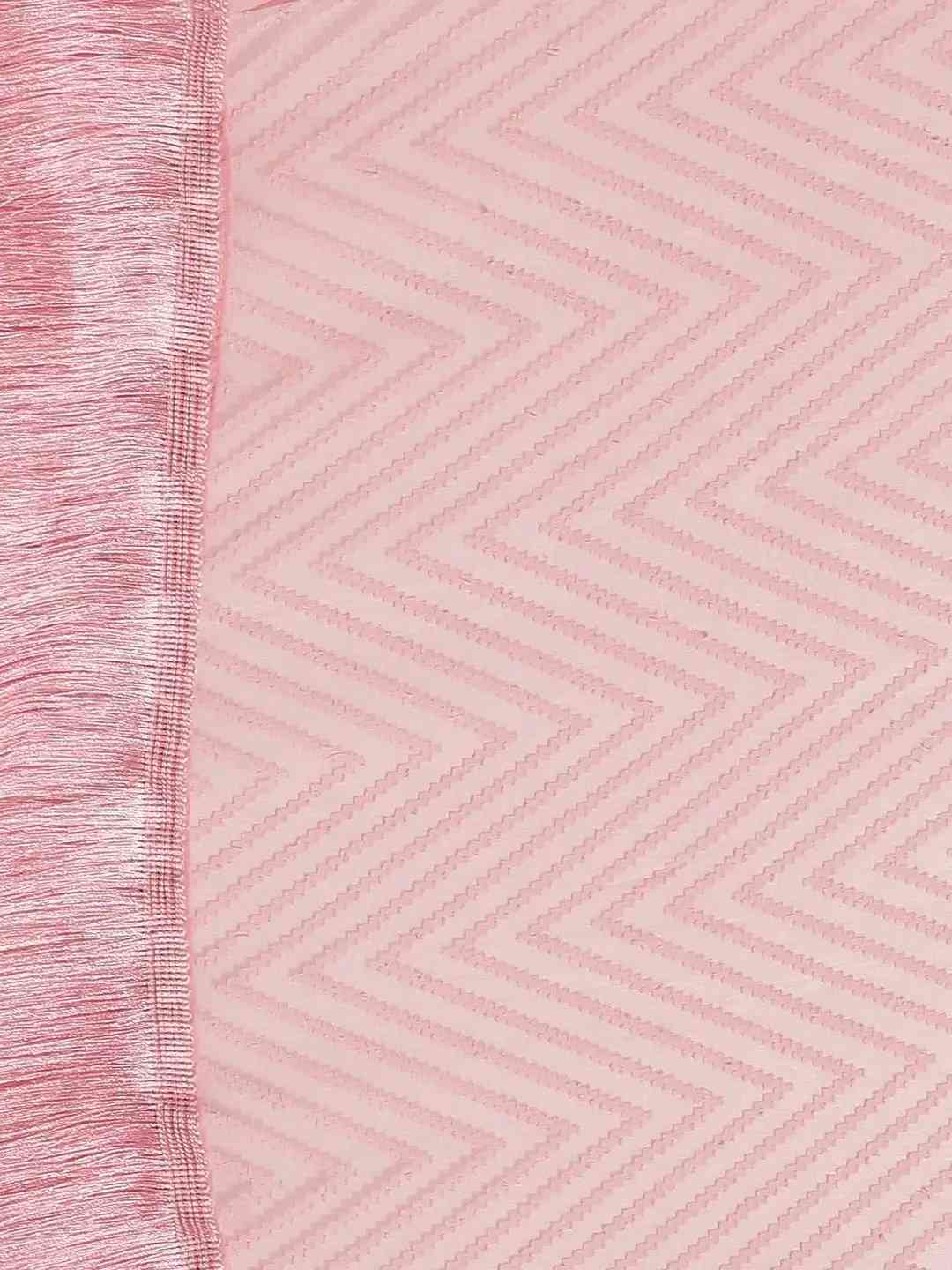 Pure Soft Georgette Self Weaving Saree