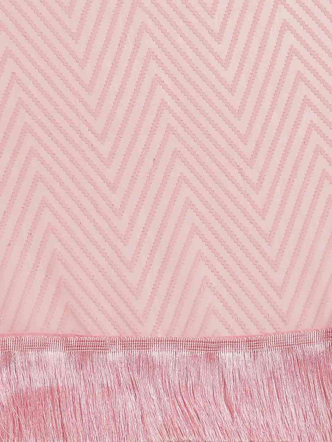 Pure Soft Georgette Self Weaving Saree