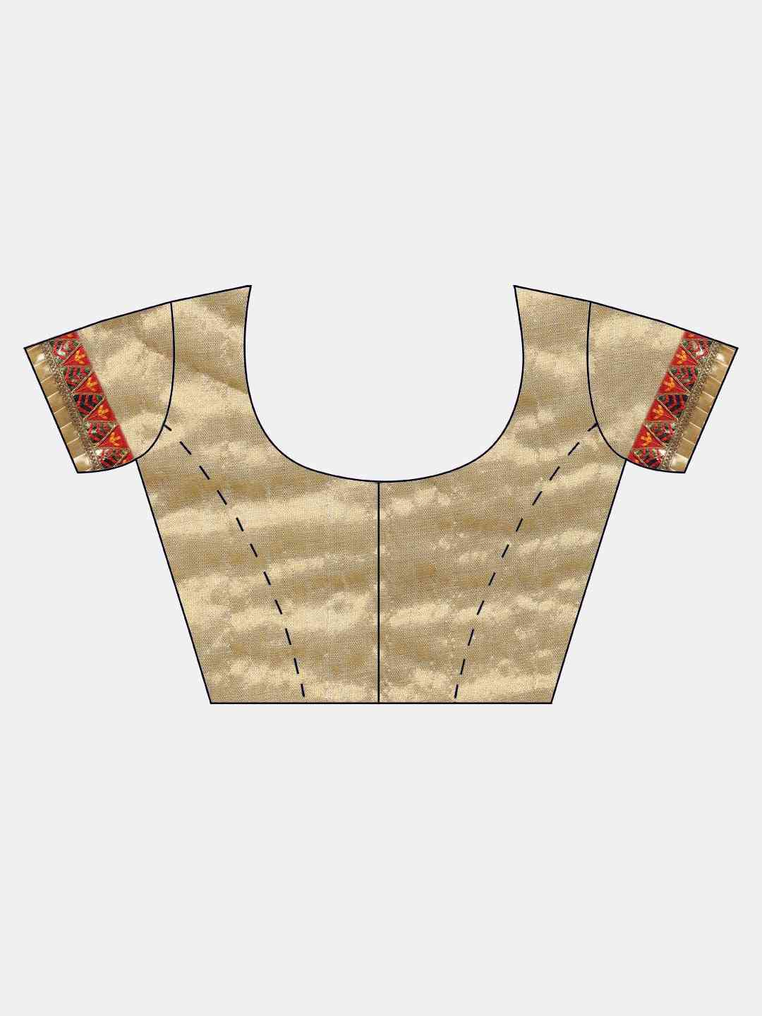 Poly Chiffon Foil & Bandhej Print Festive Saree