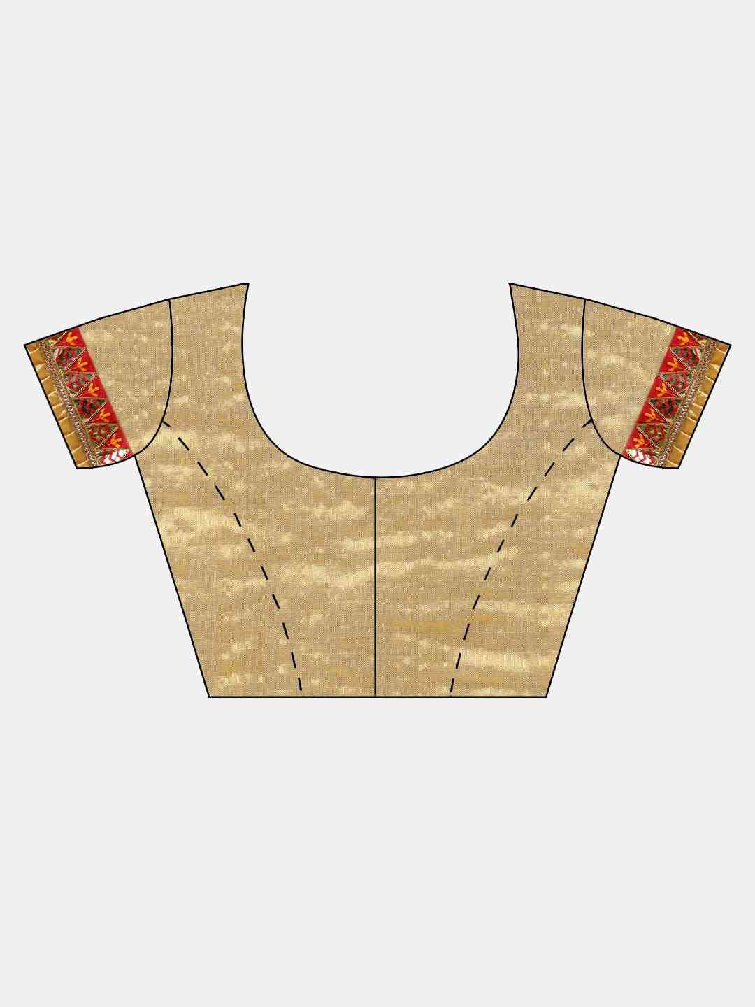 Poly Chiffon Foil & Bandhej Print Festive Saree