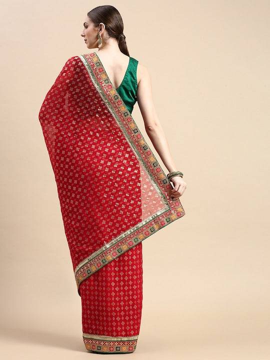 Regal Ethnic Weaves Bandhani Saree