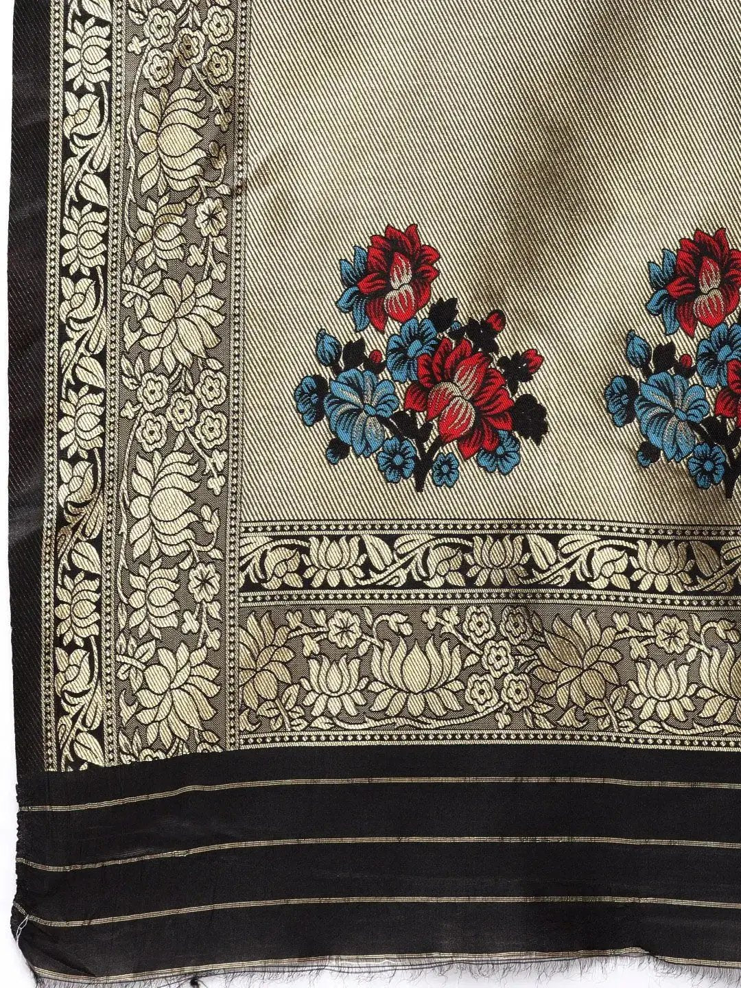 Stylish Silk Banarasi Saree With Woven Design