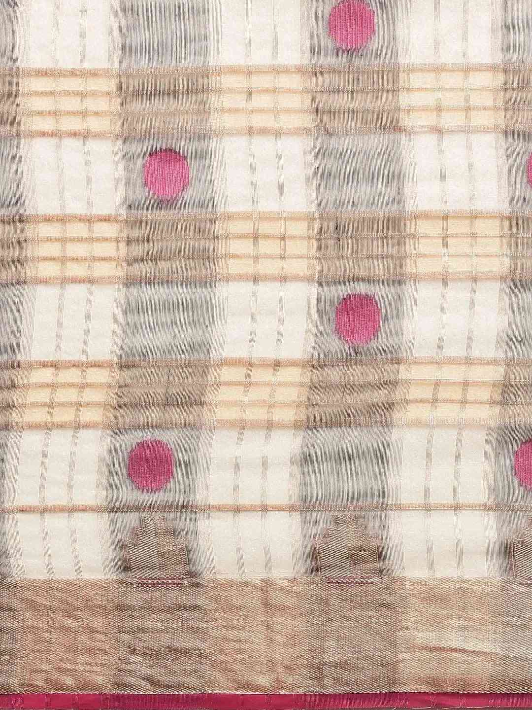 Festive Soft Orgenza Zari Weaving Saree