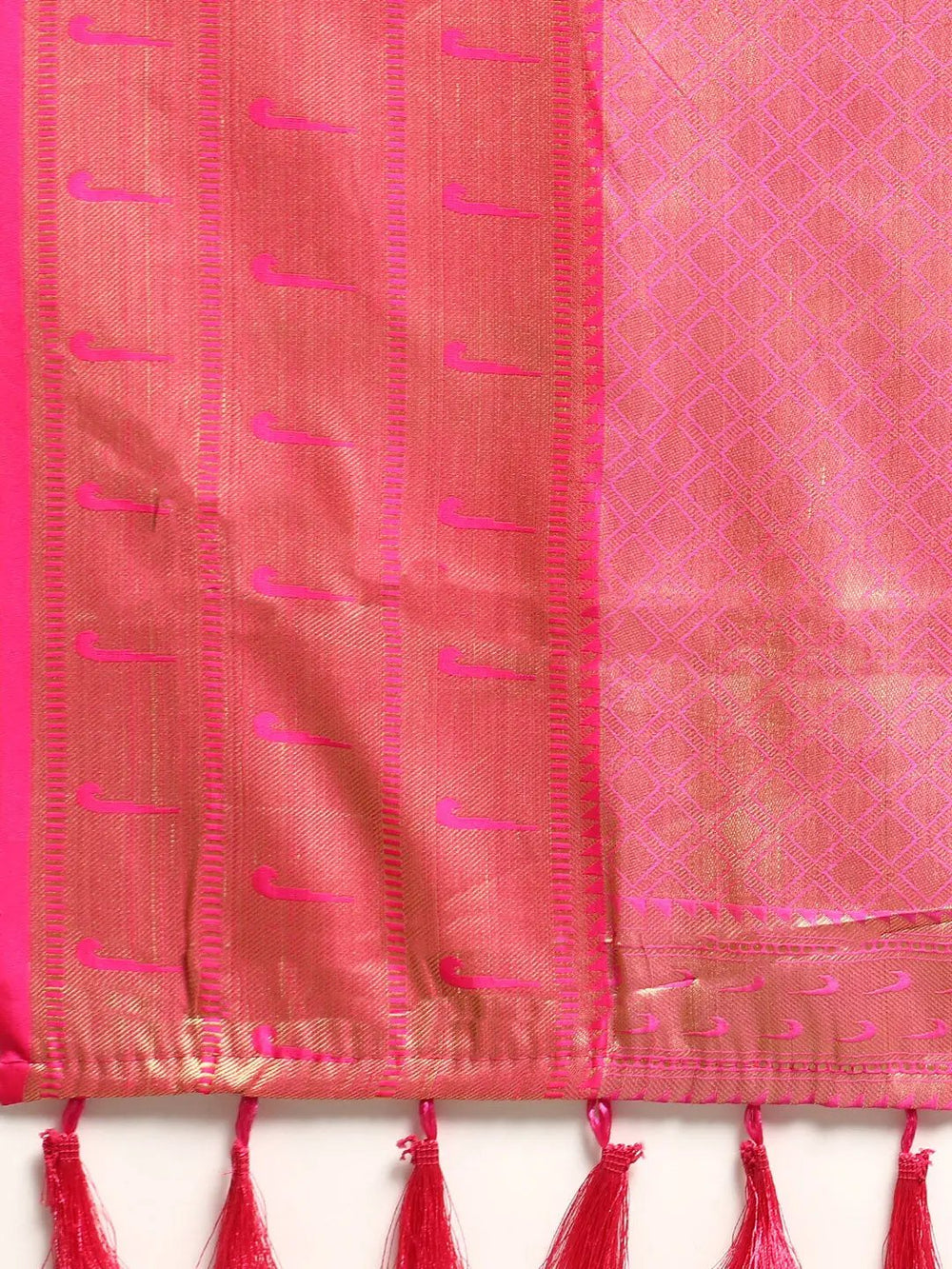 Cream Colour Pure Organza Banarasi Zari Work Saree