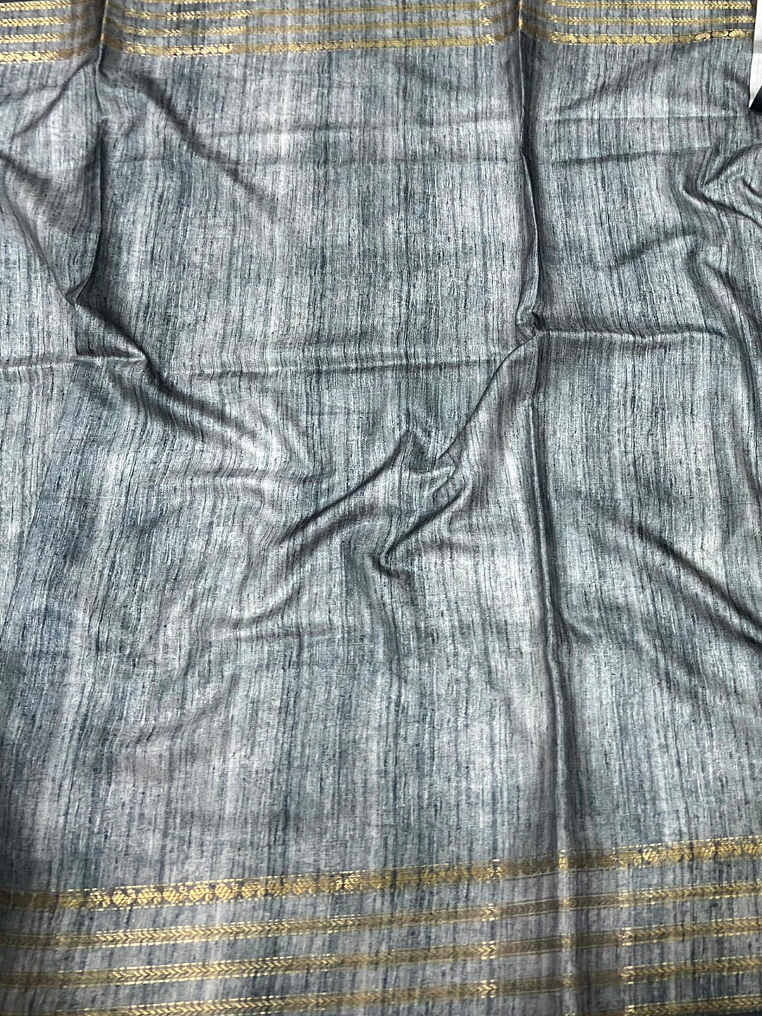 Grey Japanese Freehand Digital Print Saree
