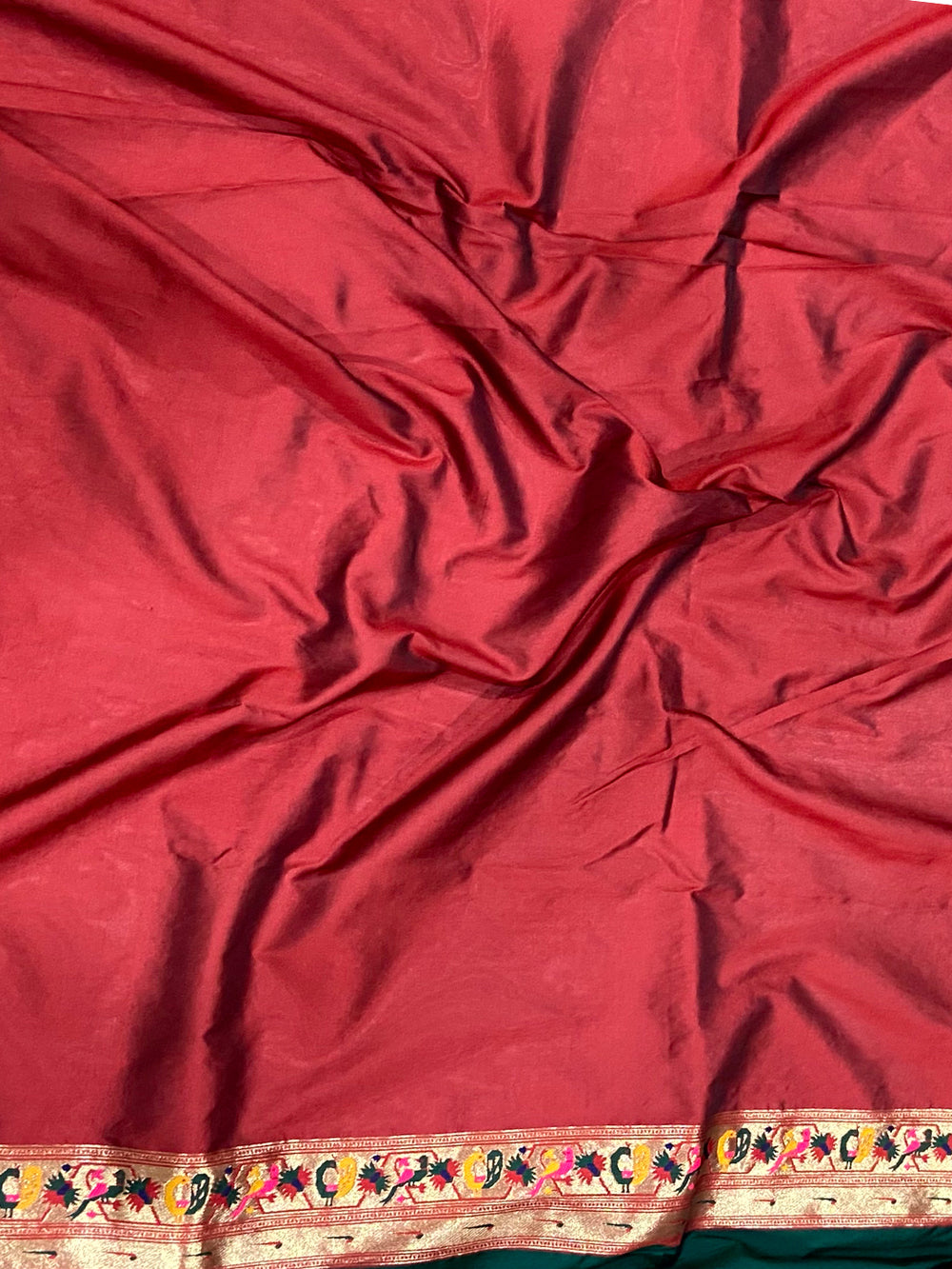 Black Patola Silk Zari Weaving Saree