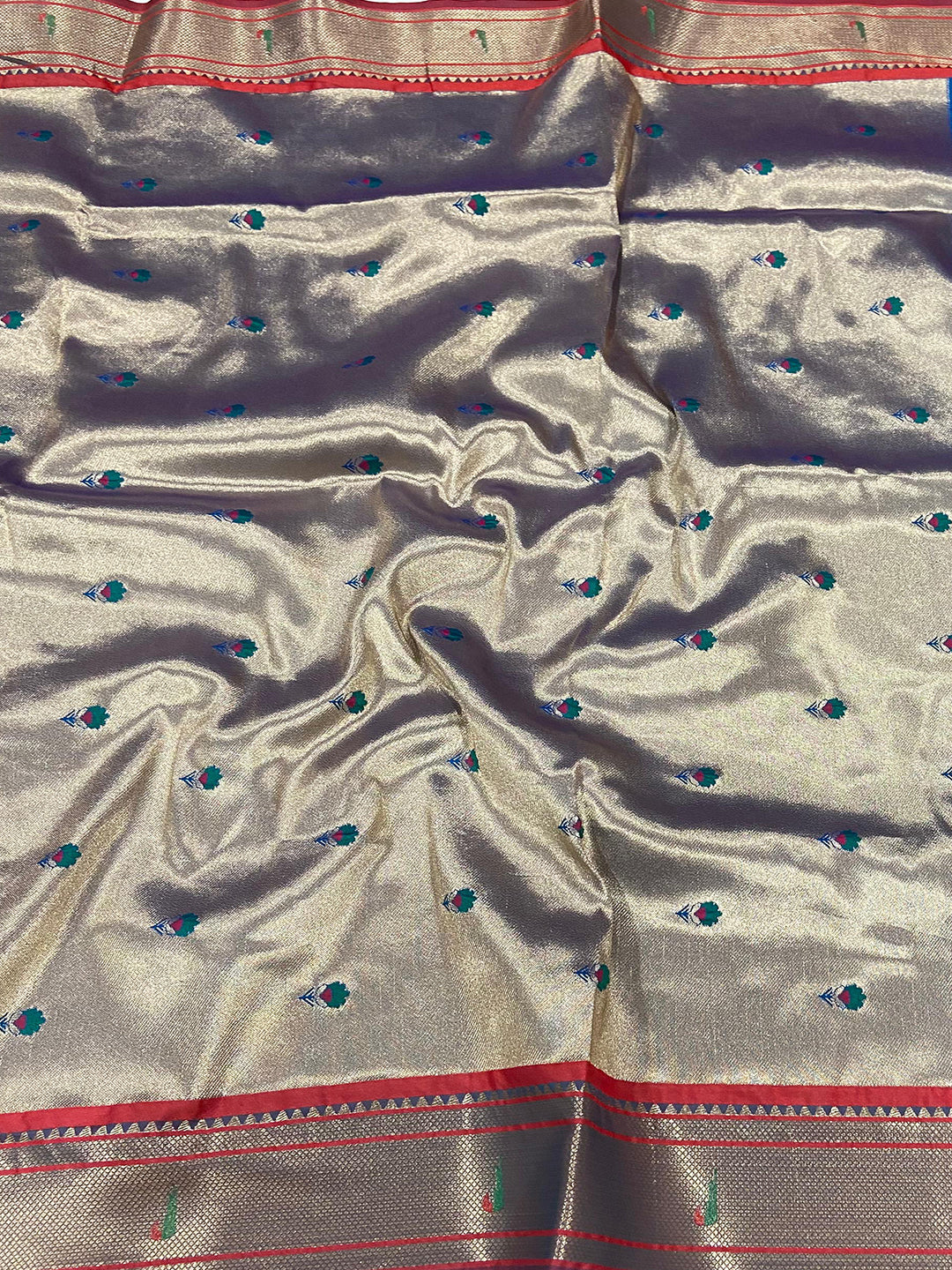Purple Yeola Paithani Saree with Zari Weaving - Luxe