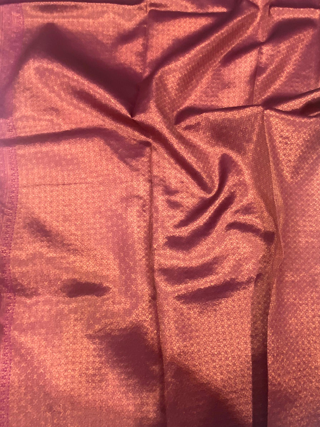 Magenta Sami Banarasi Tussar Silk Saree