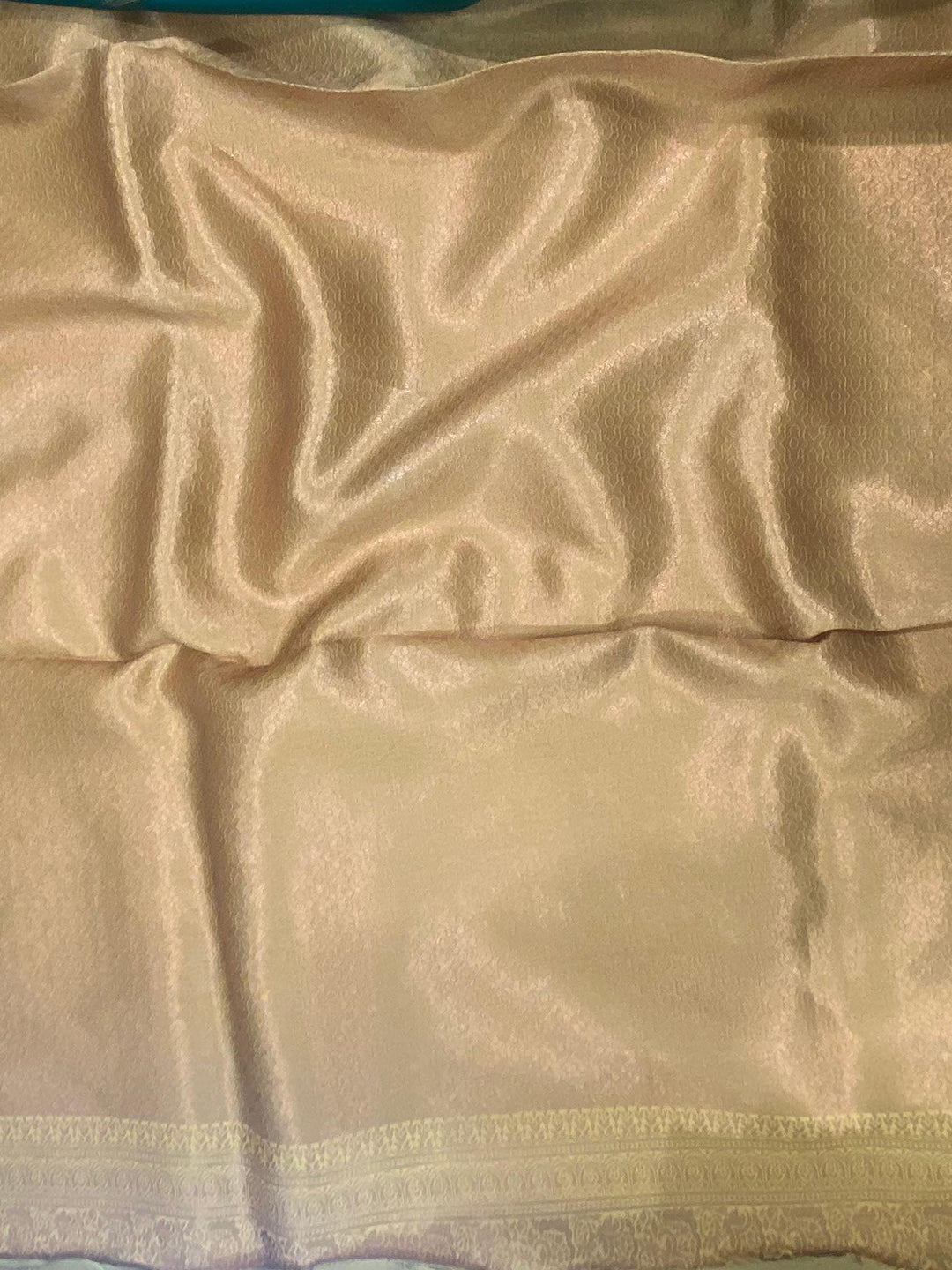 Dark Green Sami Banarasi Tussar Silk Saree