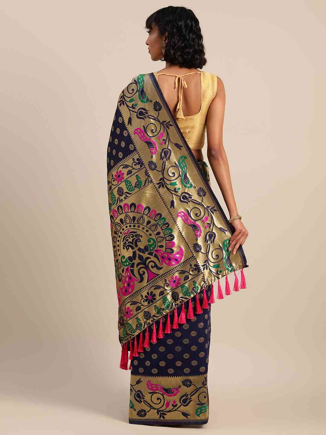 Exclusive Banarasi Silk Saree With Woven Design
