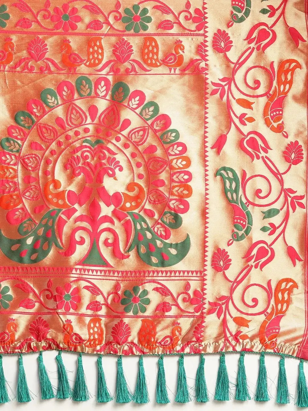 Stylish Banarasi Silk Saree With Woven Design