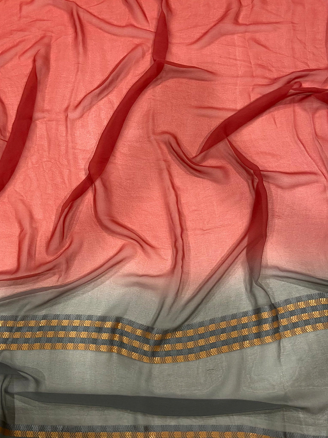 Pink Soft Georgette Concept Colour Saree