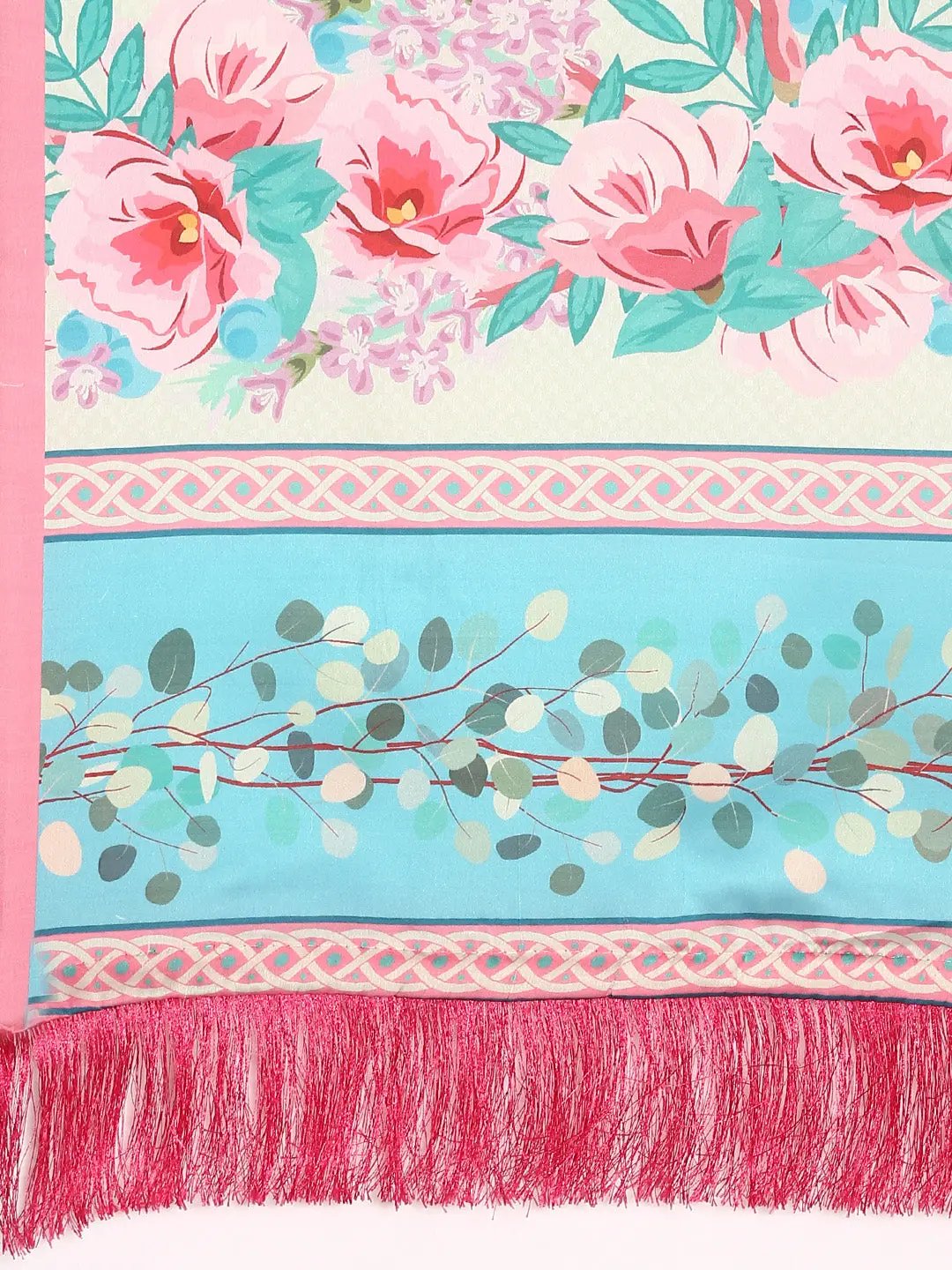 Soft Satin Georgette Pristel Colour Party Wear Saree