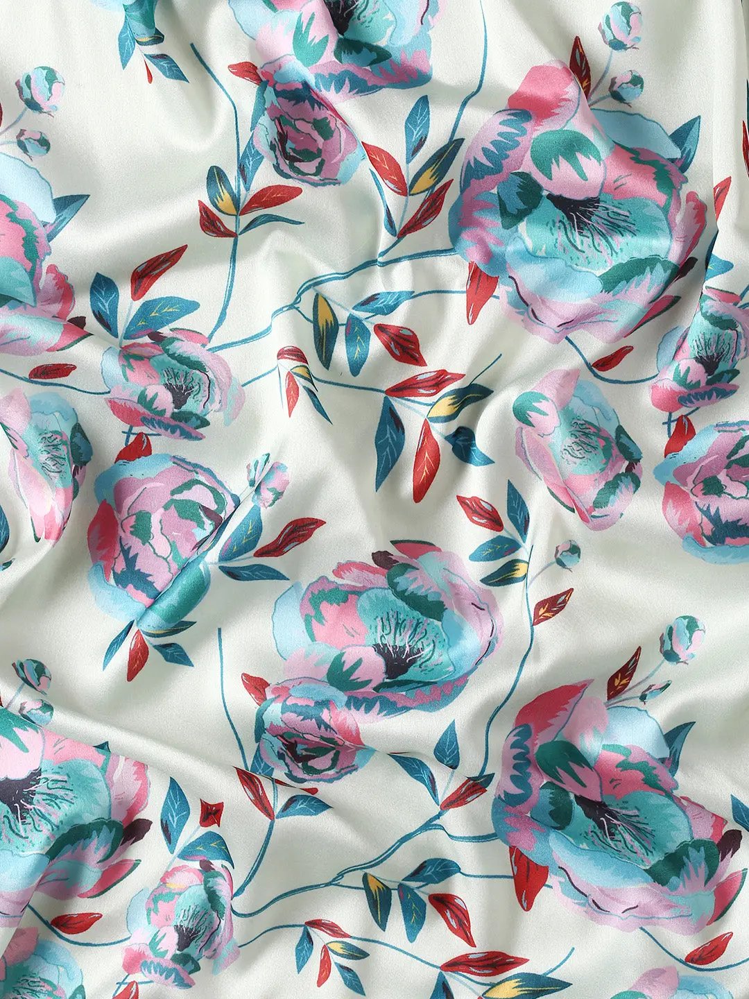 Soft Satin Georgette Pristel Colour Party Wear Saree