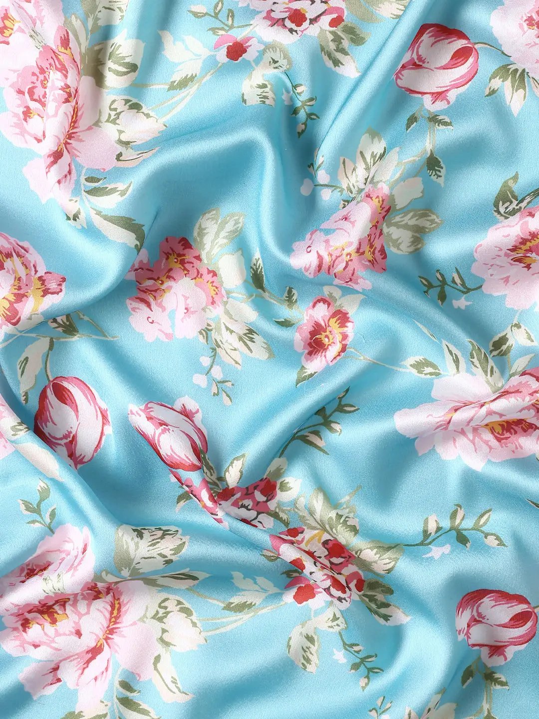 Soft Satin Georgette Pristel Colour Party Wear Saree