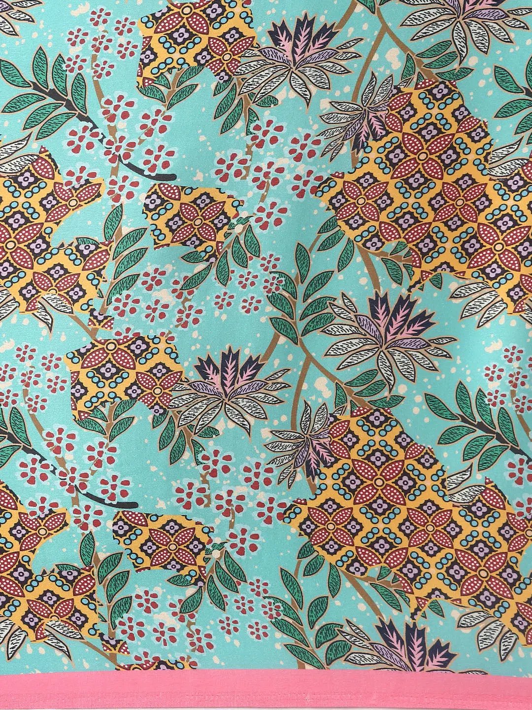 Soft Satin Georgette Pristel Colour Party Wear Saree