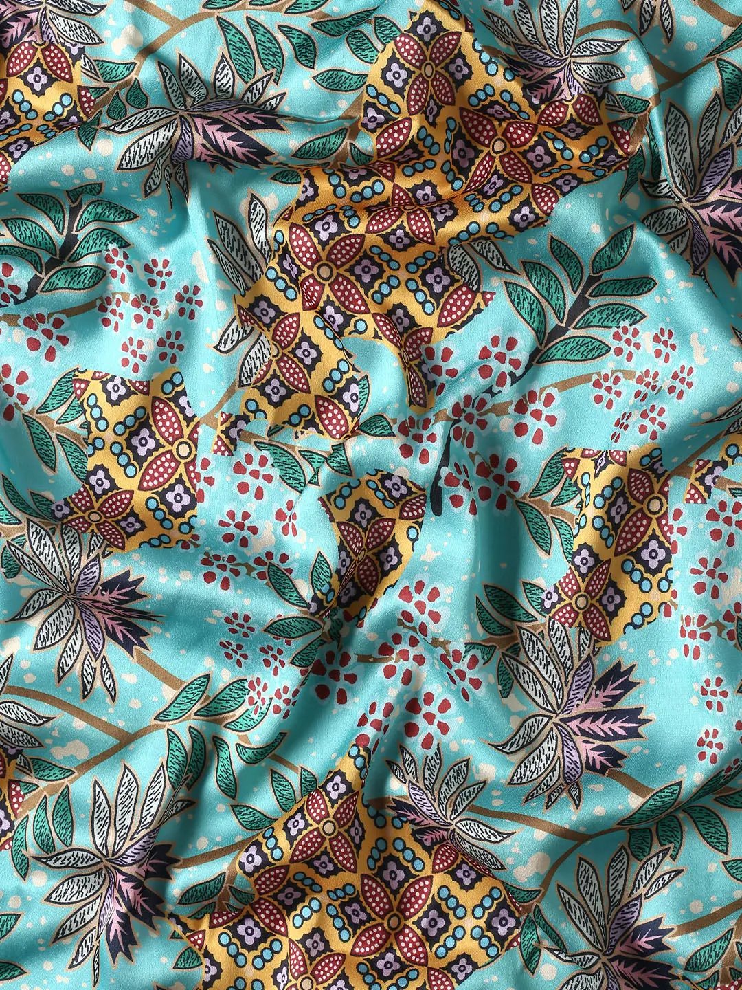 Soft Satin Georgette Pristel Colour Party Wear Saree