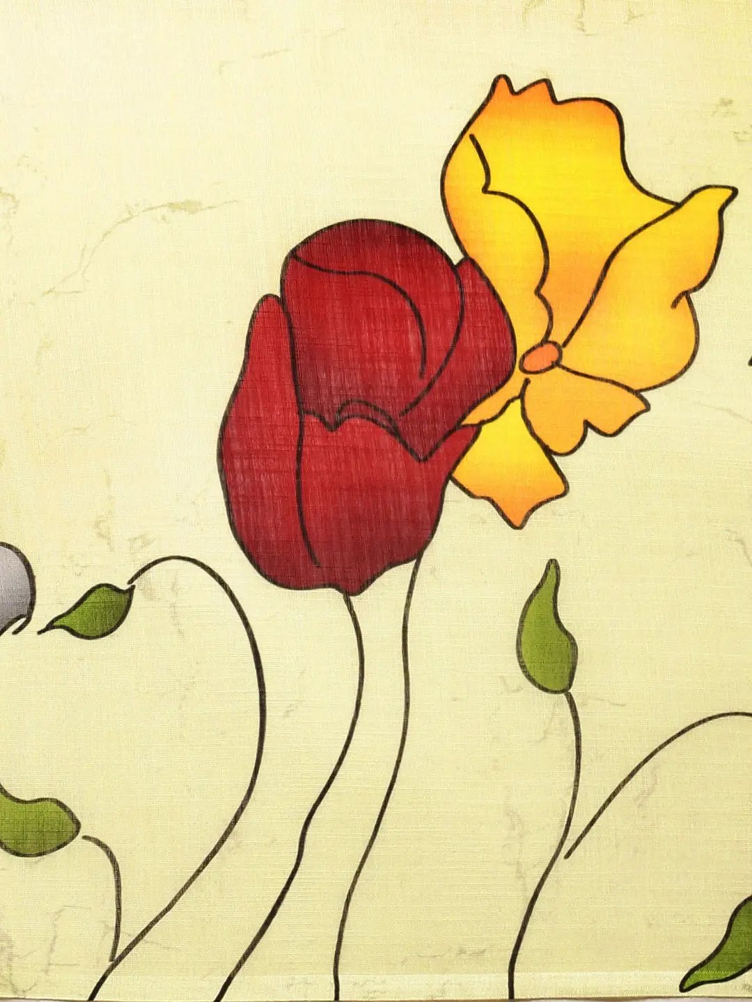 Exclusive Linen Floral Printed Saree