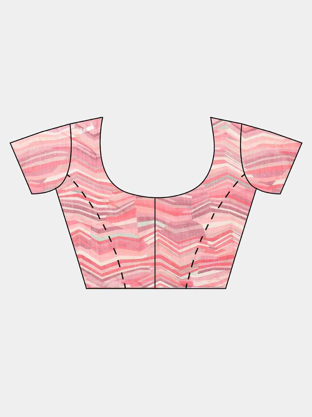 Beautiful Linen Floral Printed Saree