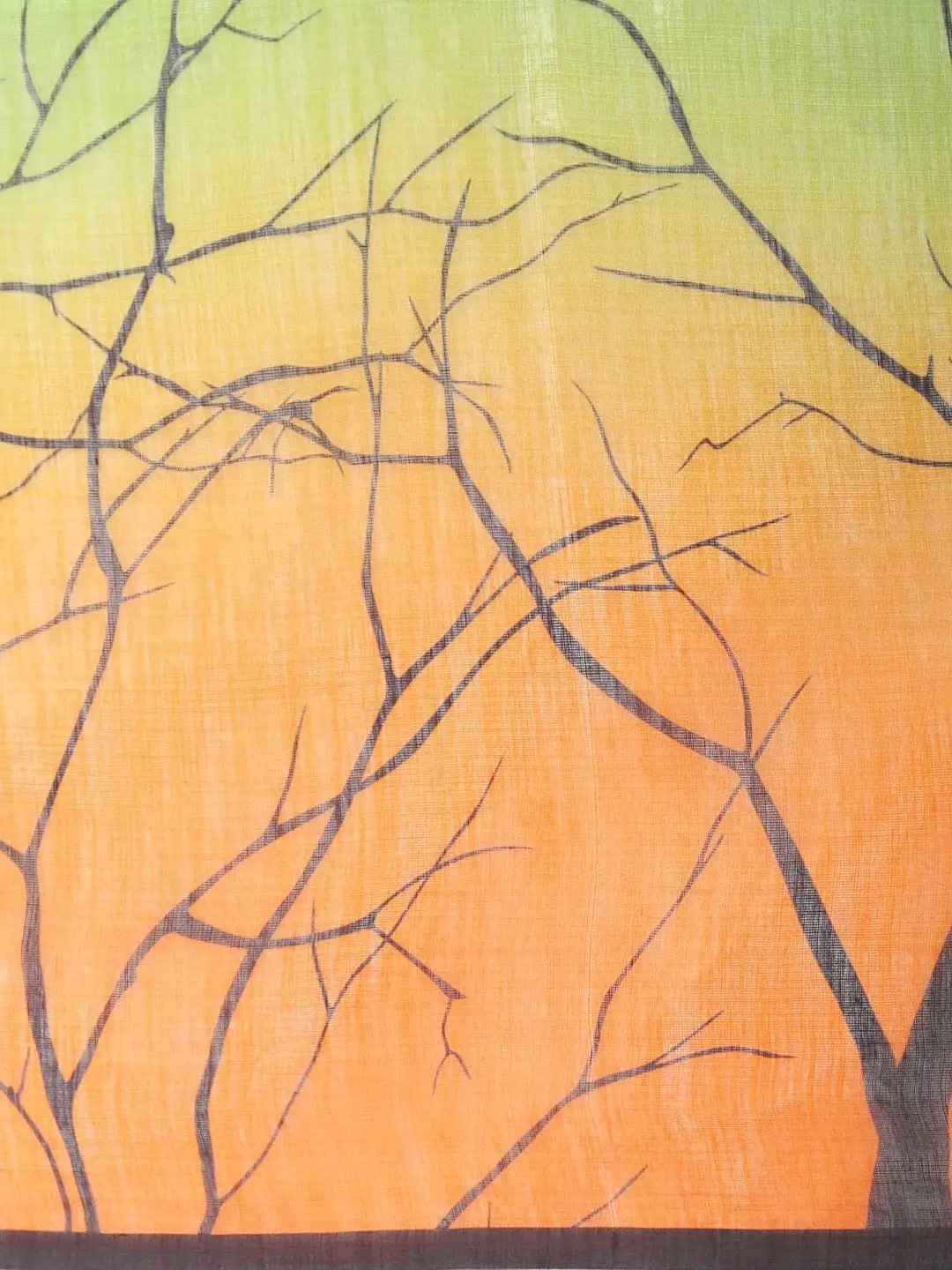 Exclusive Linen Floral Printed Saree