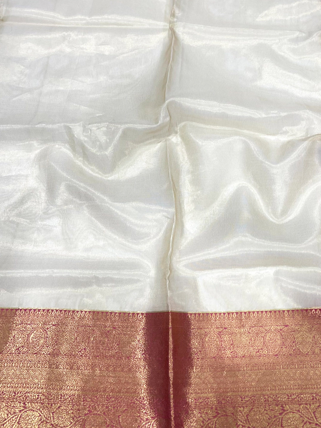 Regal Gold Zari Tissue Saree