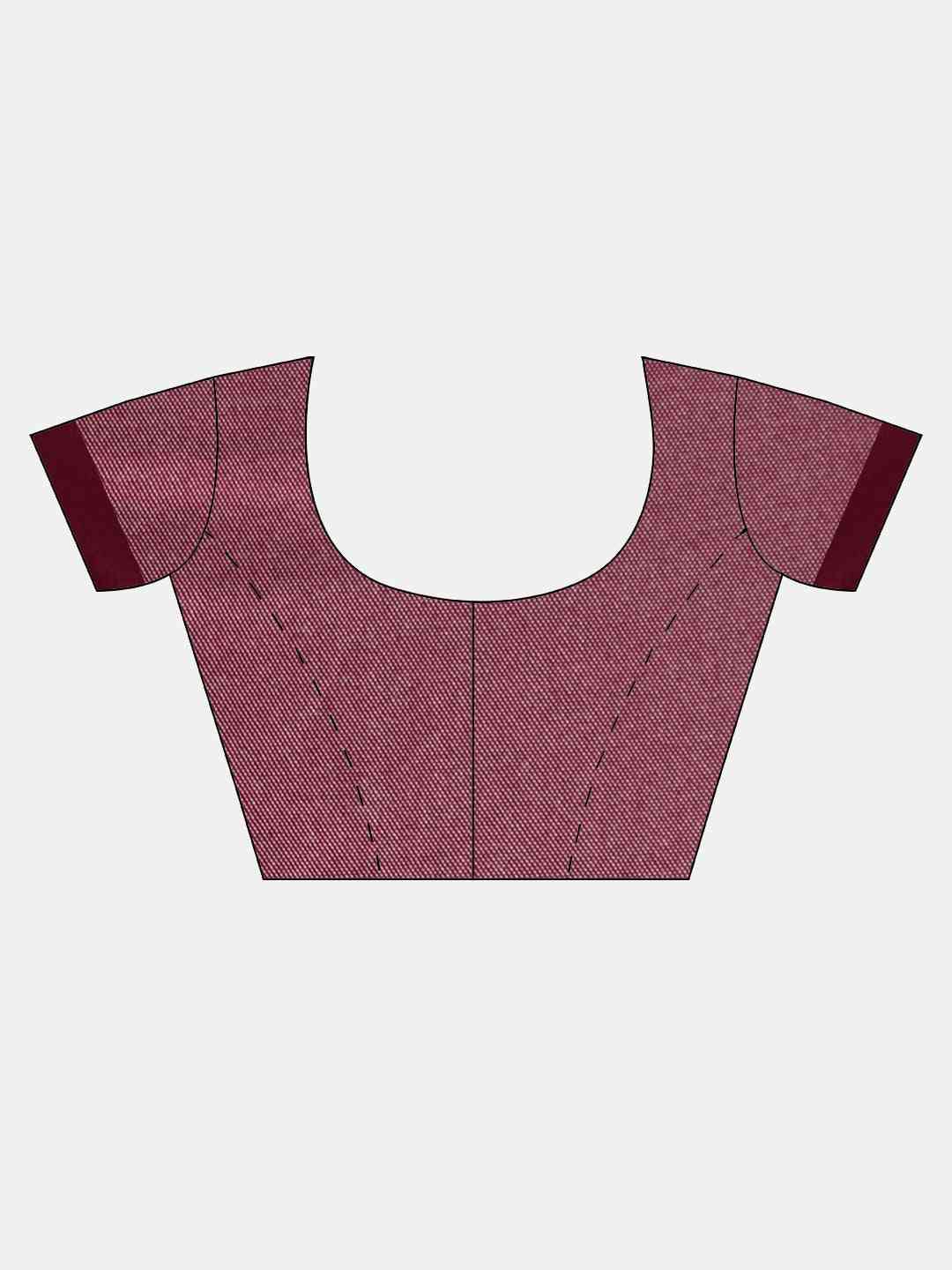 Stylish Bhagalpuri Solid Print Cotton Saree