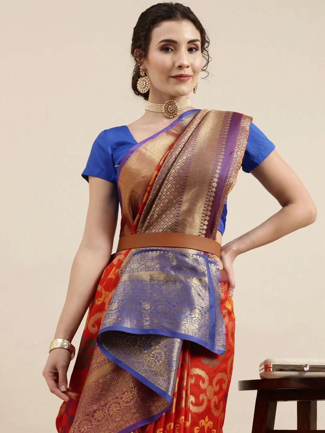 Dharmavaram Soft Silk Festive Wear Saree