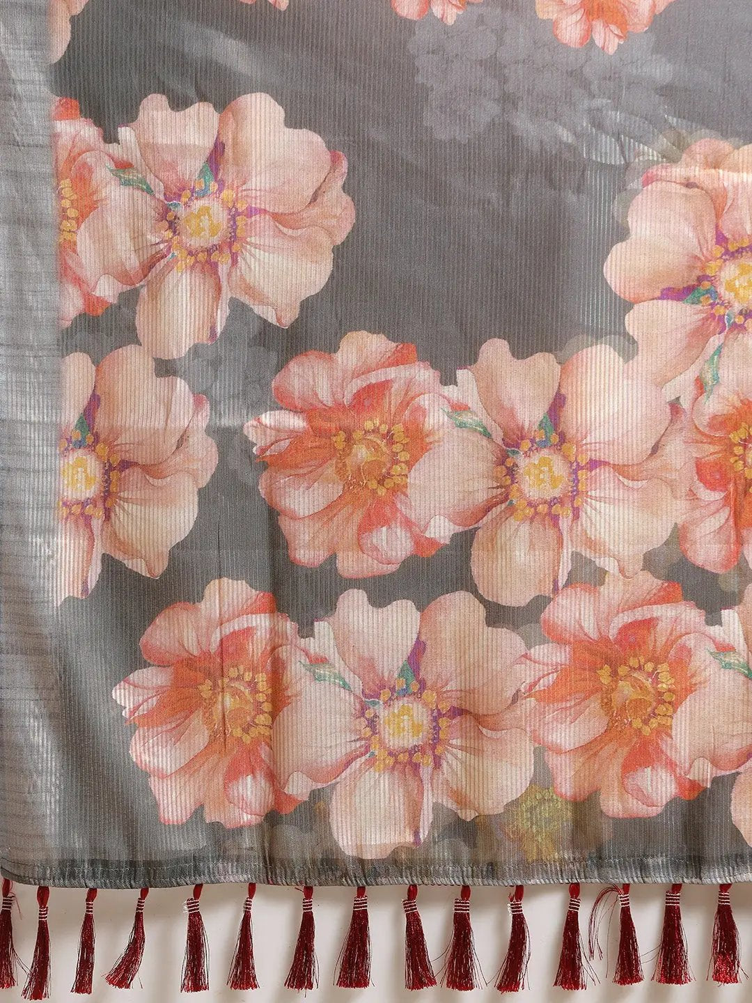 Maheshwari Floral Printed Saree