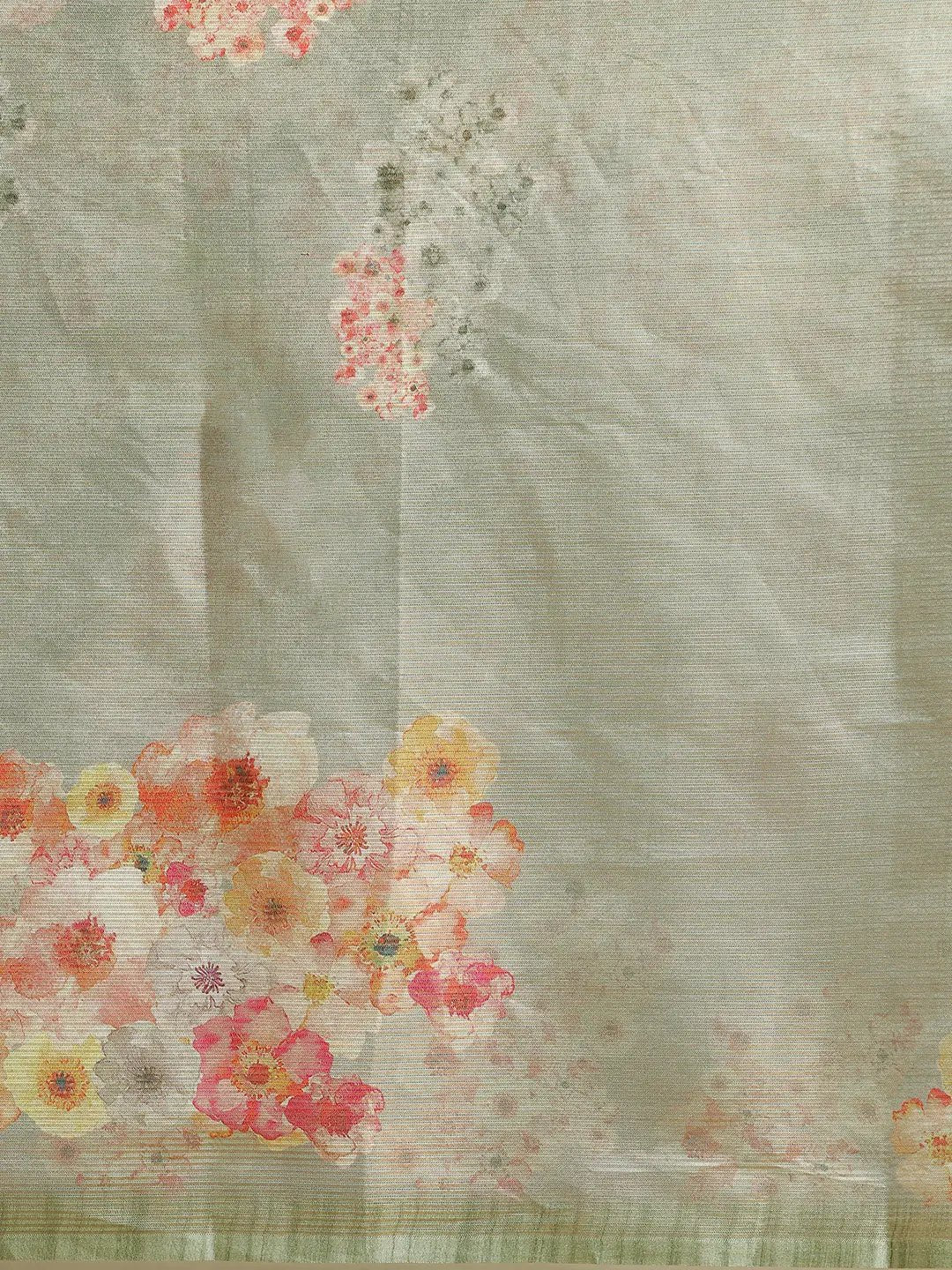 Exclusive Maheshwari Floral Printed Saree