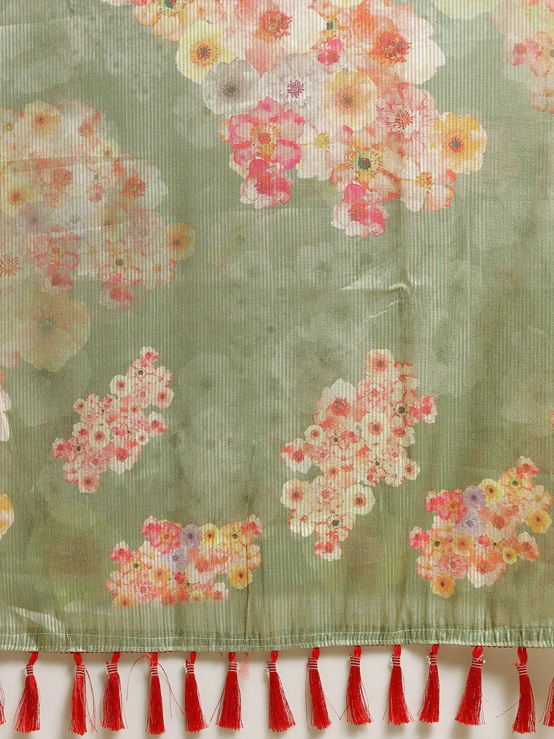 Exclusive Maheshwari Floral Printed Saree