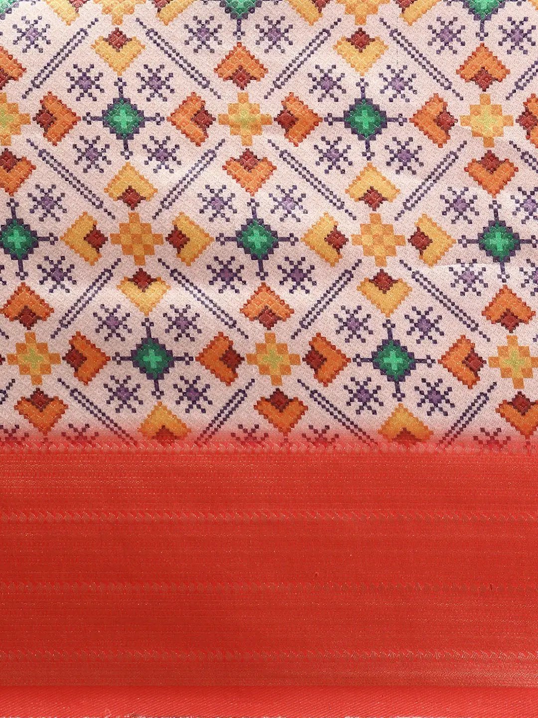 Soft Silk Digital Print Patola Saree