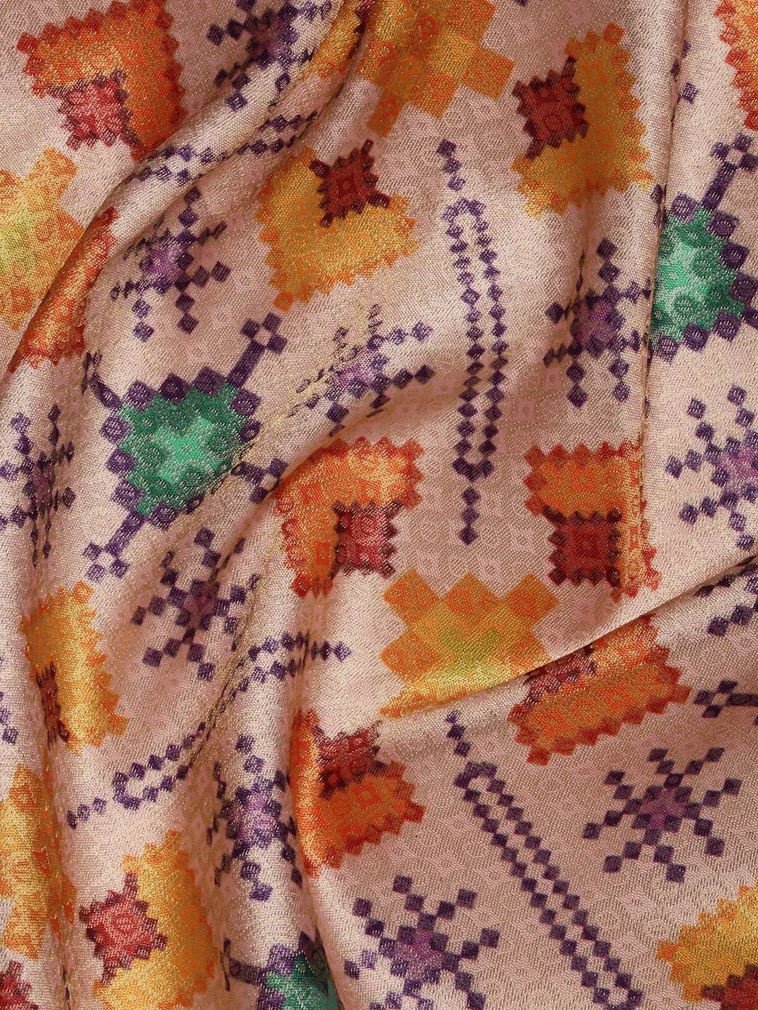 Soft Silk Digital Print Patola Saree