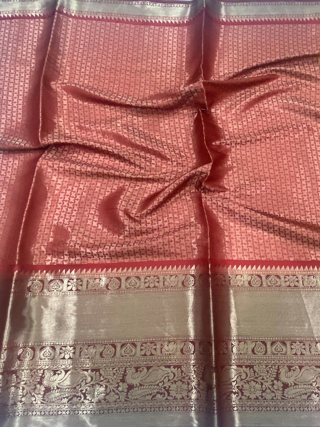Mustard Ramayana Pen Kalamkari Printed Saree