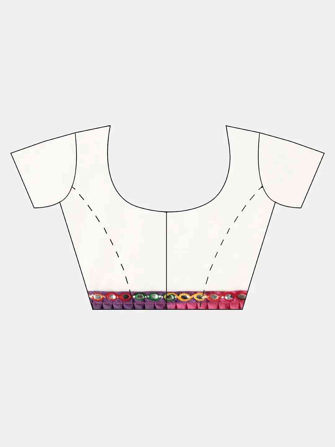 Beautiful Pure Georgette Embroidered Bandhani Saree