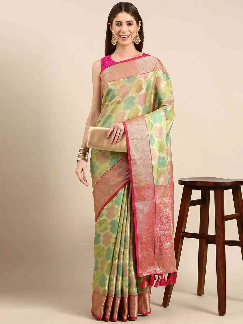 Soft Silk Kanjivaram Traditional Wear Saree