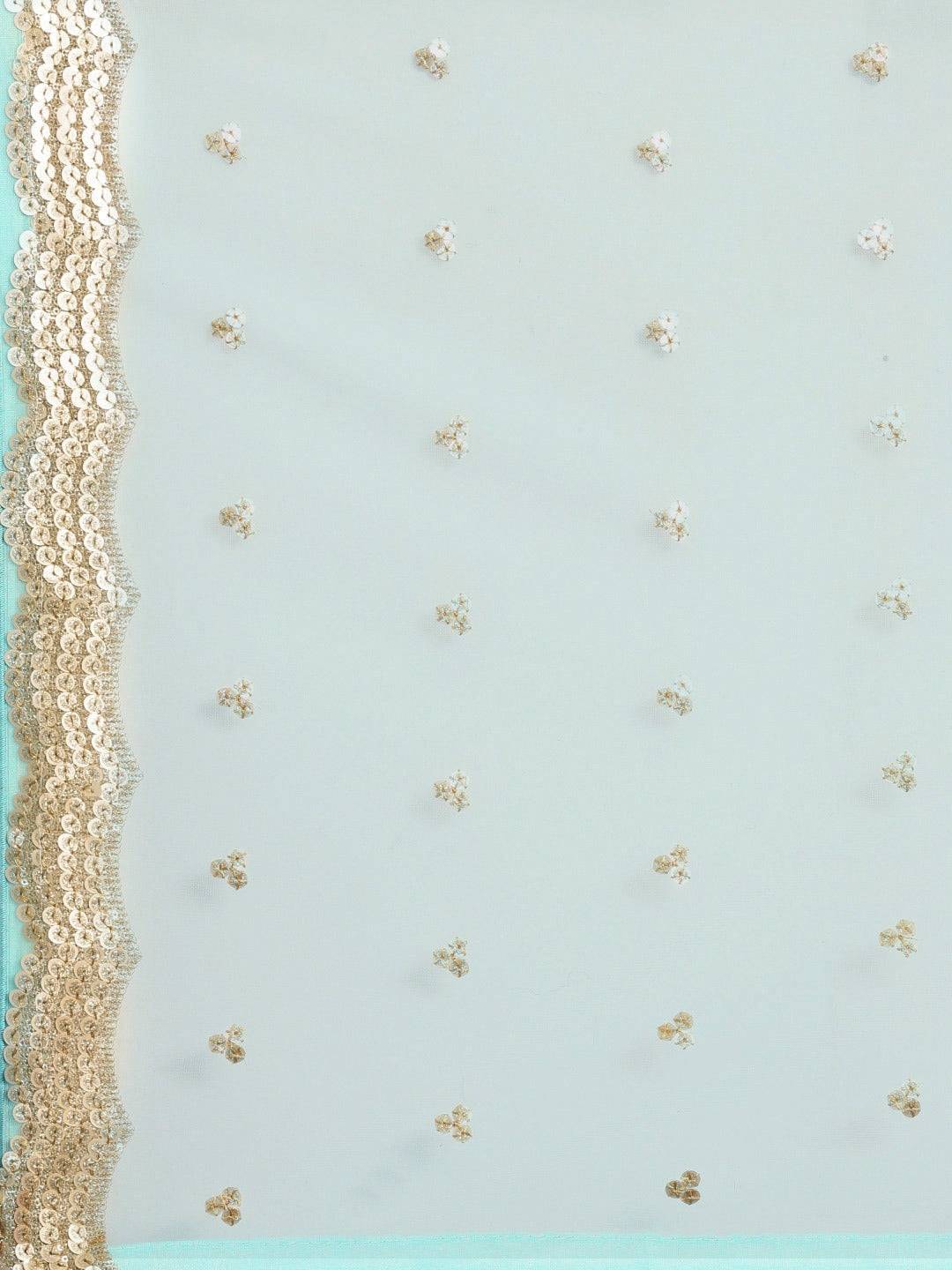 Soft Net Sequence Work Party Wear Saree