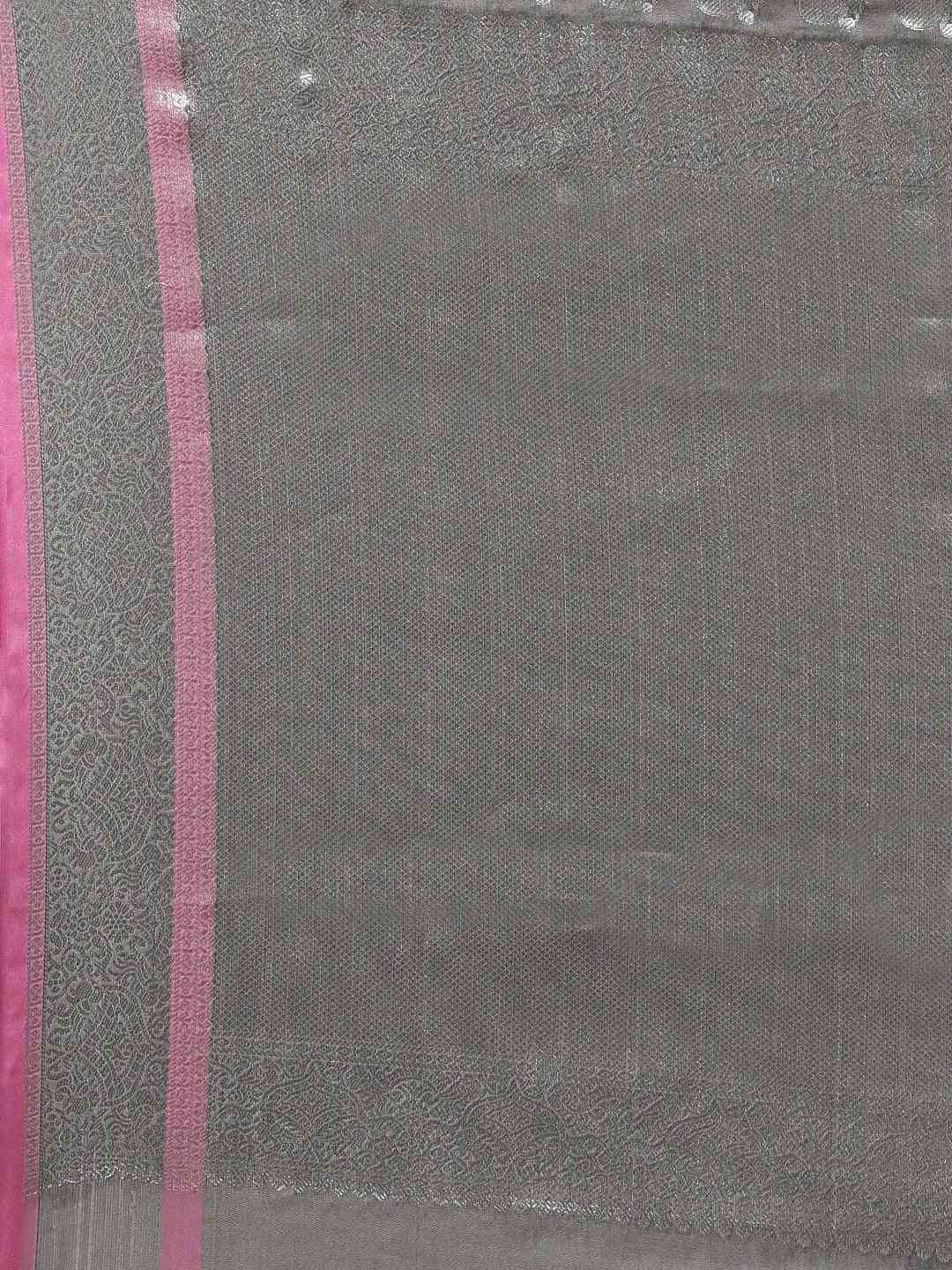 Exclusive Kanjivaram Zari Silk Saree with Ethnic Motifs