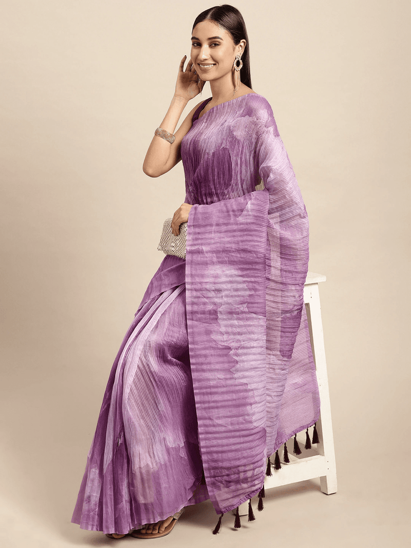 Bollywood Designer Soft Linen Crush Saree