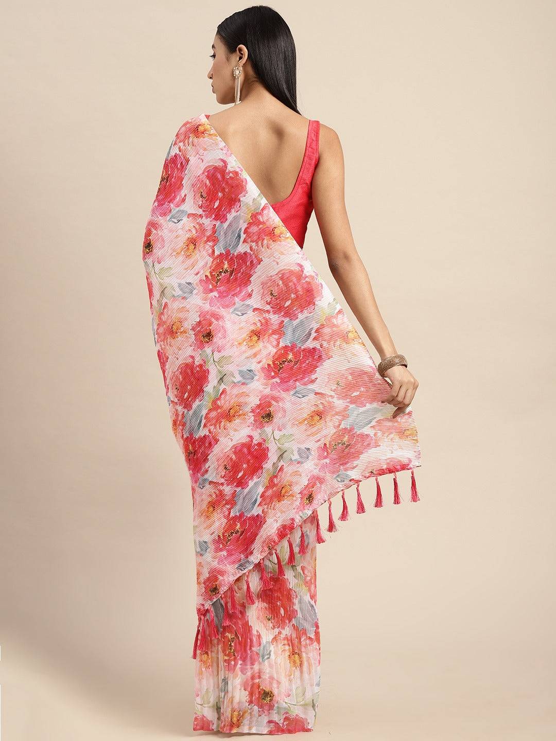 Bollywood Designer Soft Linen Crush Saree