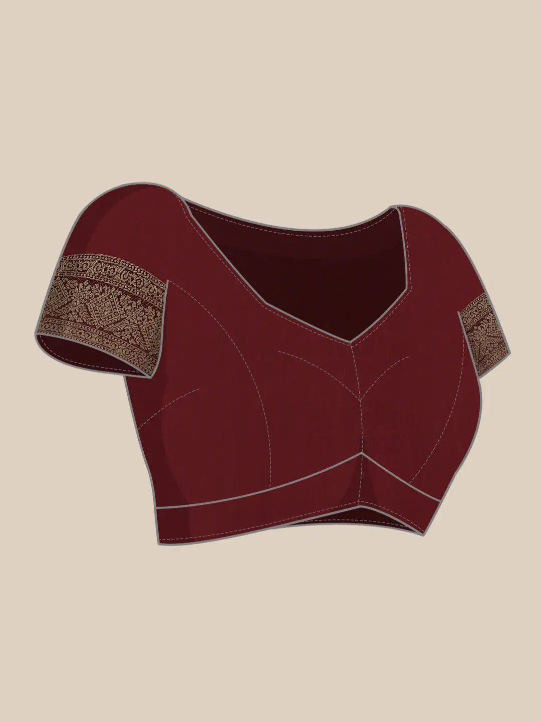 Patola Soft Silk Banarasi Saree With Zari border