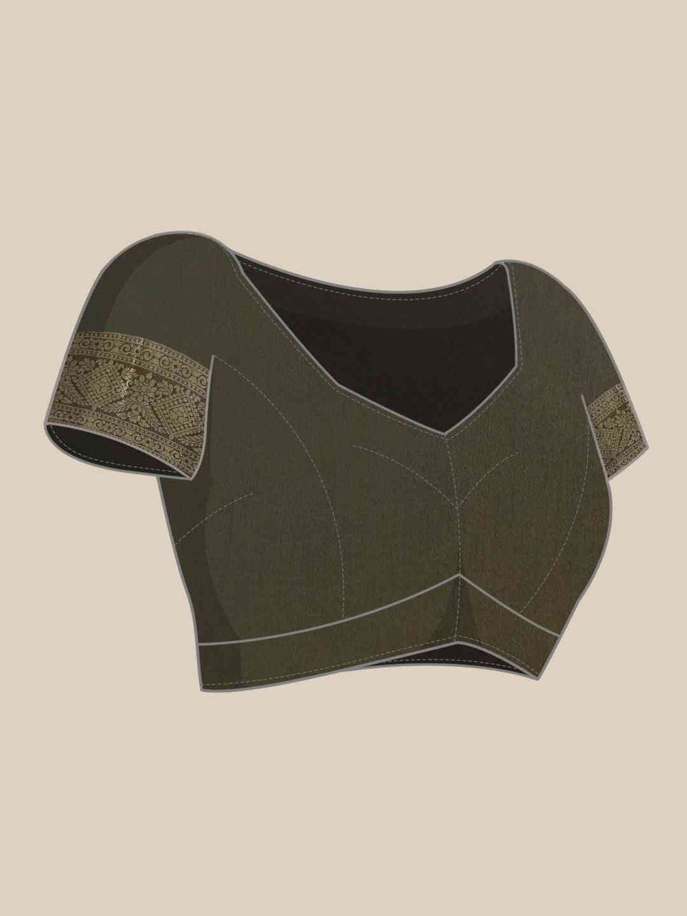 Patola Soft Silk Banarasi Saree With Zari border