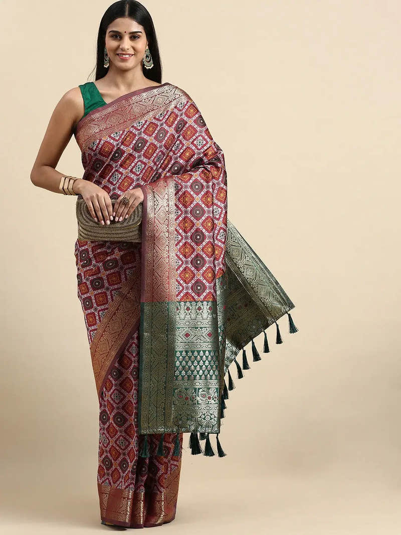 Patola Soft Silk Traditional Wear Saree