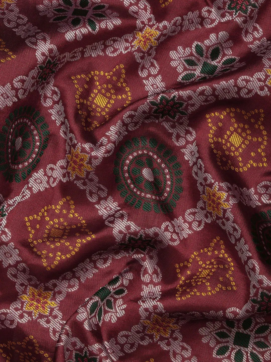 Patola Soft Silk Banarasi Saree With Zari border