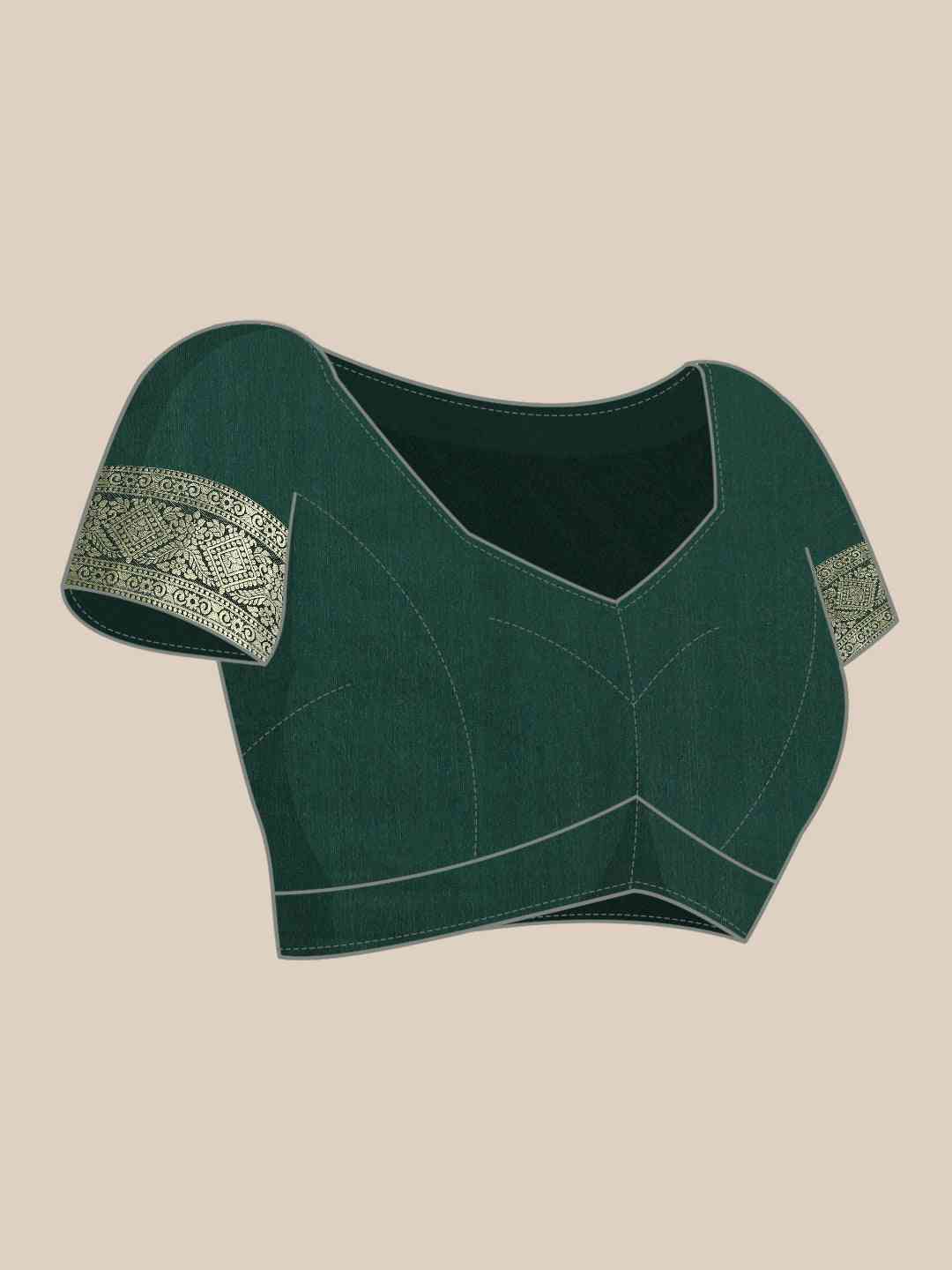 Patola Soft Silk Banarasi Saree With Zari border