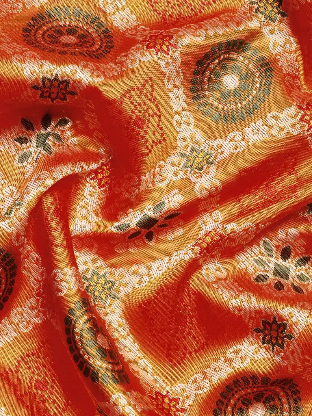 Patola Soft Silk Banarasi Saree With Zari border